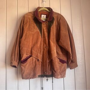 Vintage Avanti Brown Suede Jacket